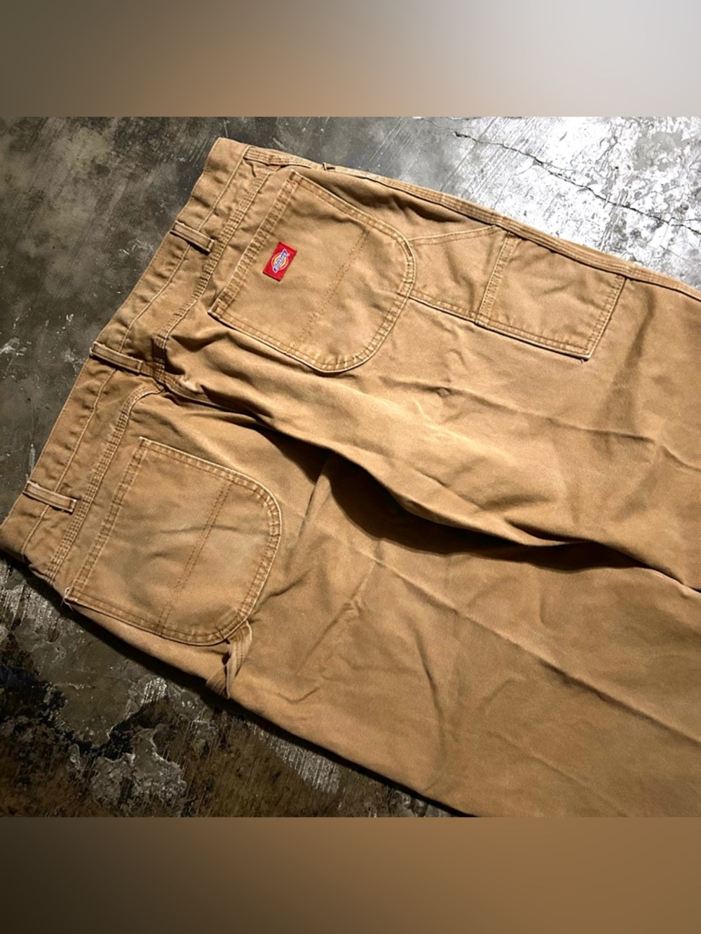 42X32 Dickies Tan Canvas Carpenter Pants